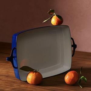 Dansk Købenstyle Large Baker & Casserole Dish, Carbon Steel (in Midnight)