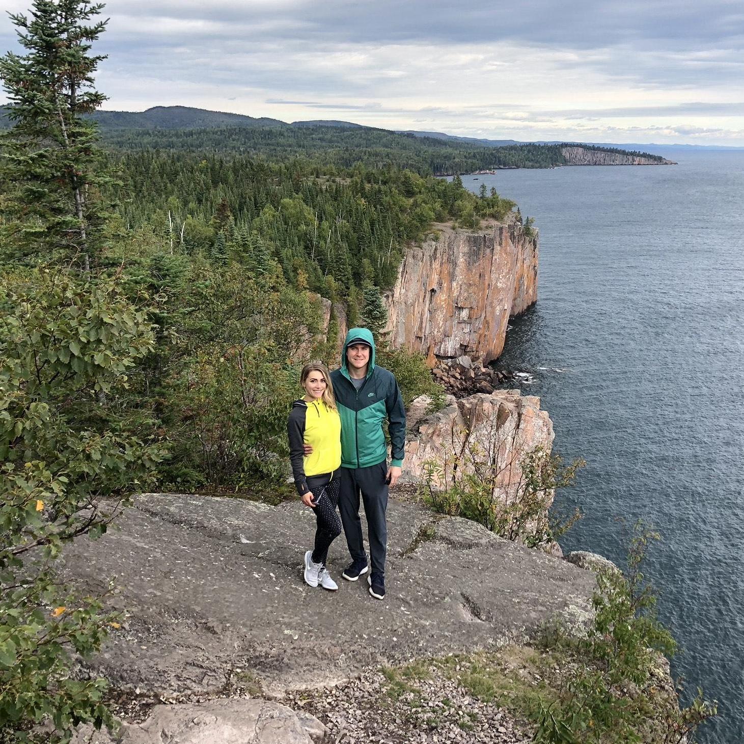 Our first weekend away together! Palisade Head on the North Shore.