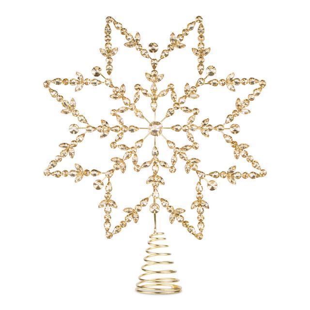Jeweled Snowflake Tree Topper