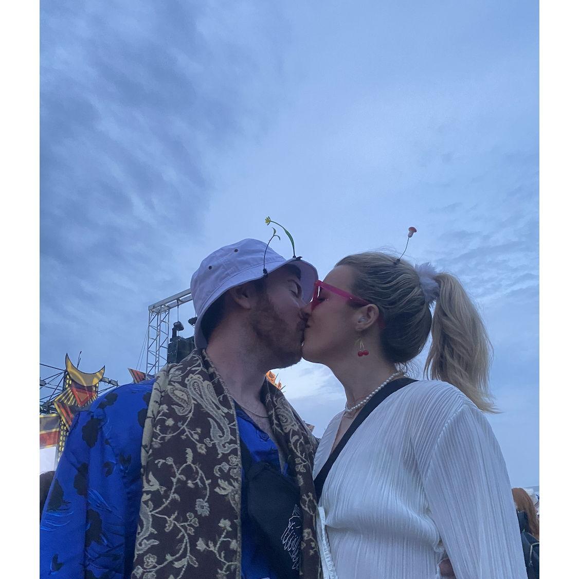If there's one thing we're gonna do it's give a little smooch at a festival.