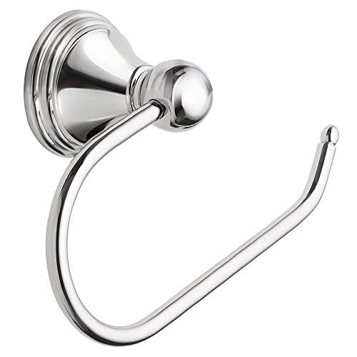Moen DN8408CH Preston Collection Single Post Toilet Paper Holder, Chrome