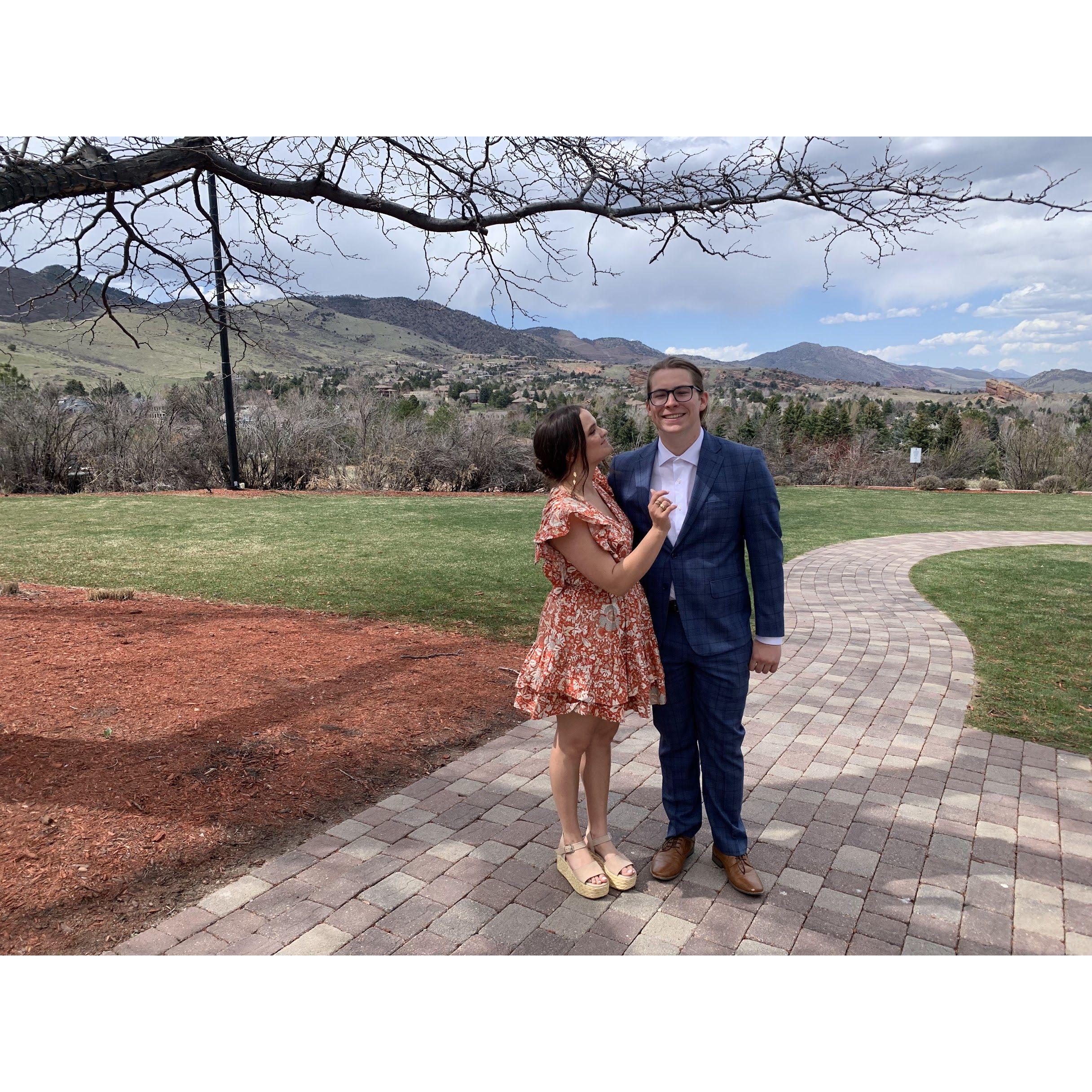 Lauren's brother's wedding