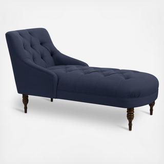 Tufted Slope Arm Chaise