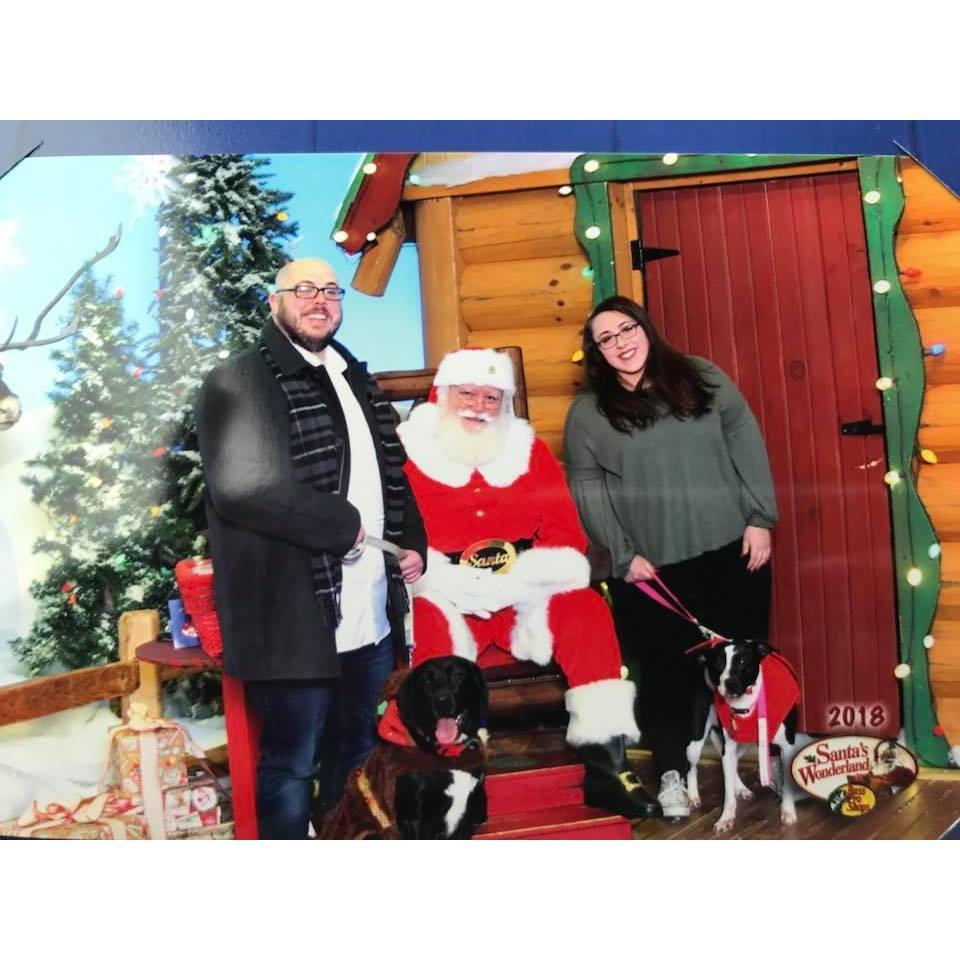 December 2018- Took our crazy kids to see Santa.