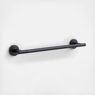 Modern 18" Flat-End Bath Towel Bar