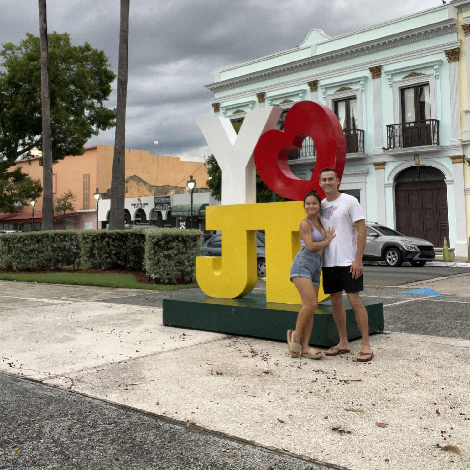 Visiting Lilly's hometown in Juana Diaz, PR