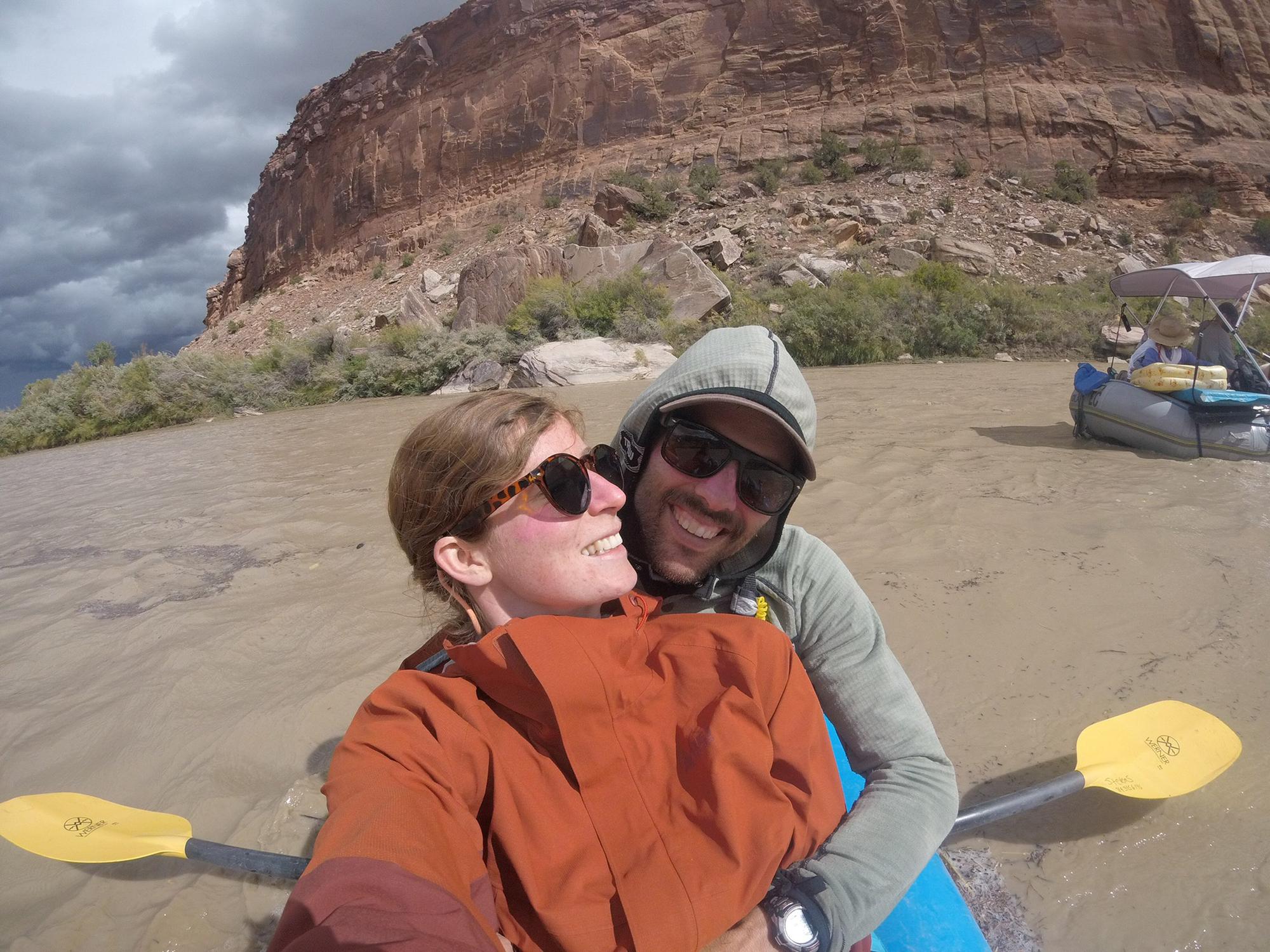 Rafting Ruby Horsethief canyon on the Colorado River