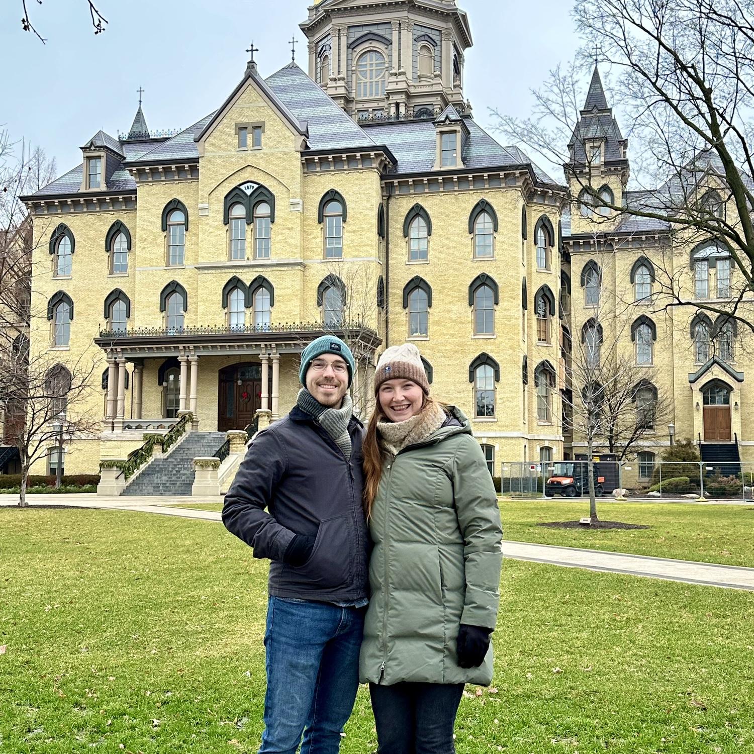 Troy’s first visit to Notre Dame - South Bend, December 2023