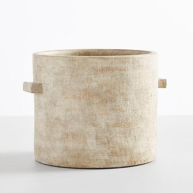 Maya Terra Cotta Planter, Medium, 9.25"H
