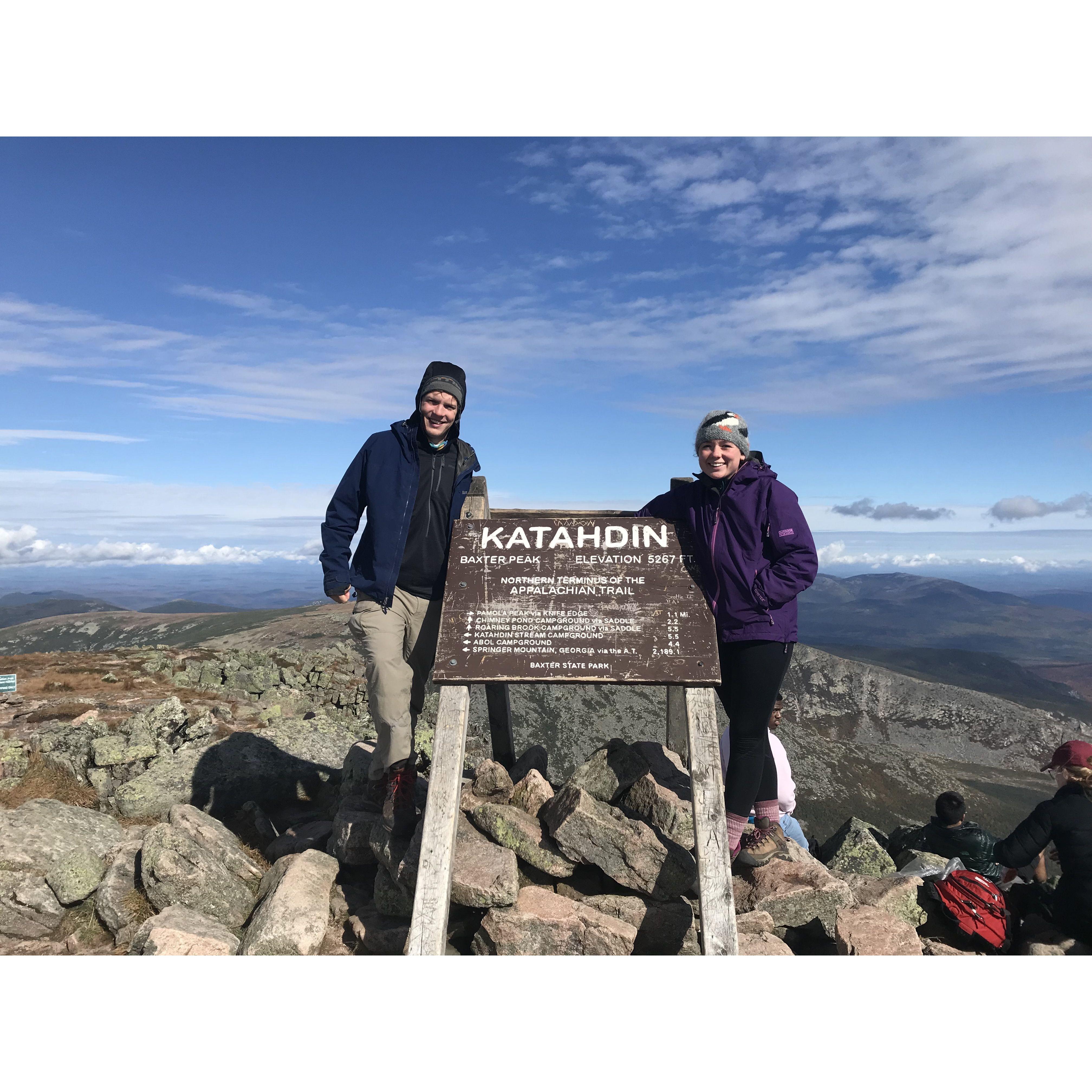 Hiking Mt. Katahdin in the fall of 2018 24 hours after deciding to drive up there.
