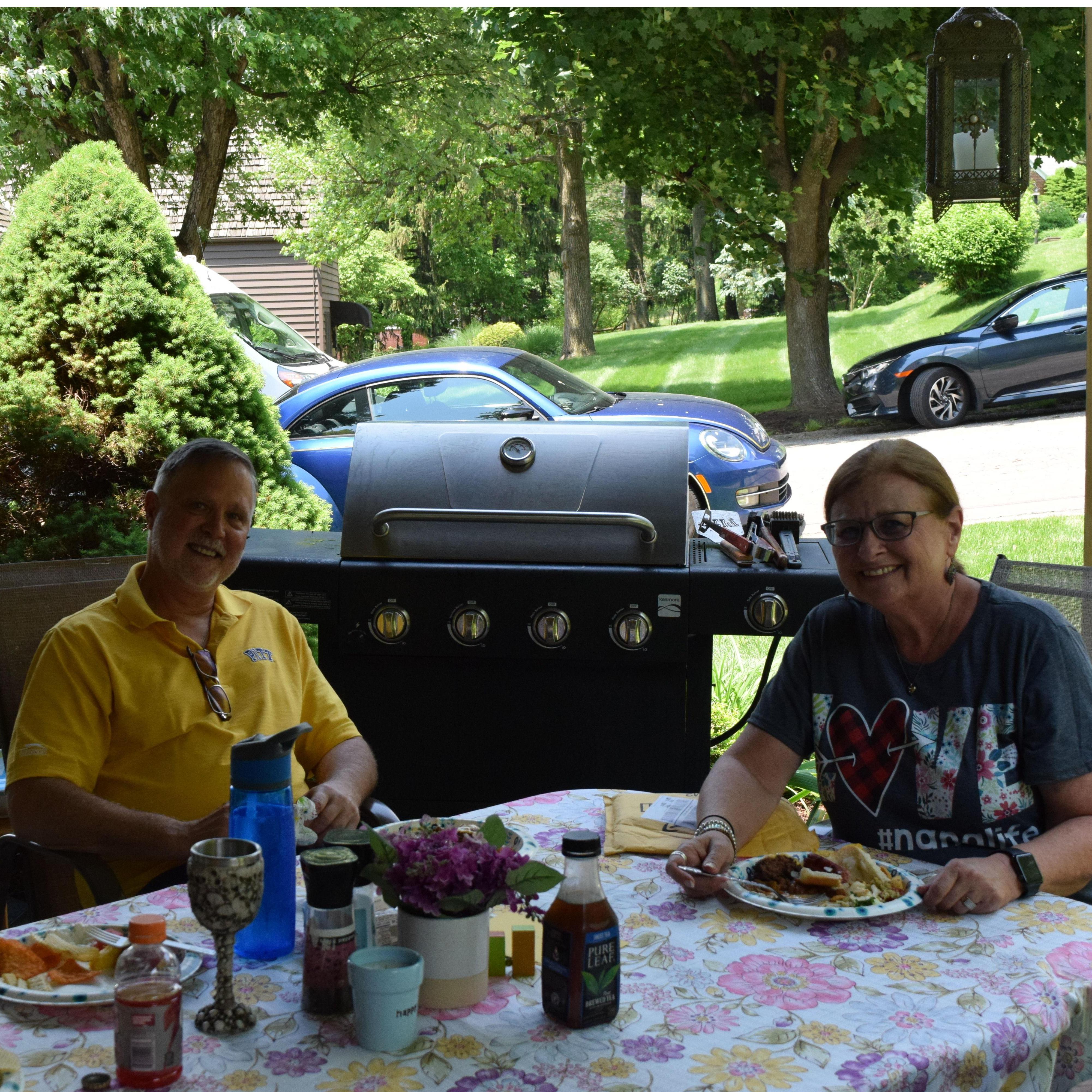 One of our favorite places - our porch!