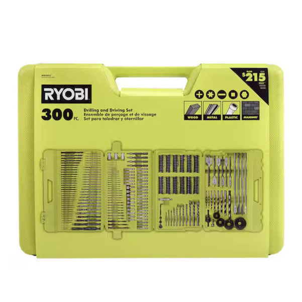 RYOBI 300 Piece Drill and Drive Kit A983002
