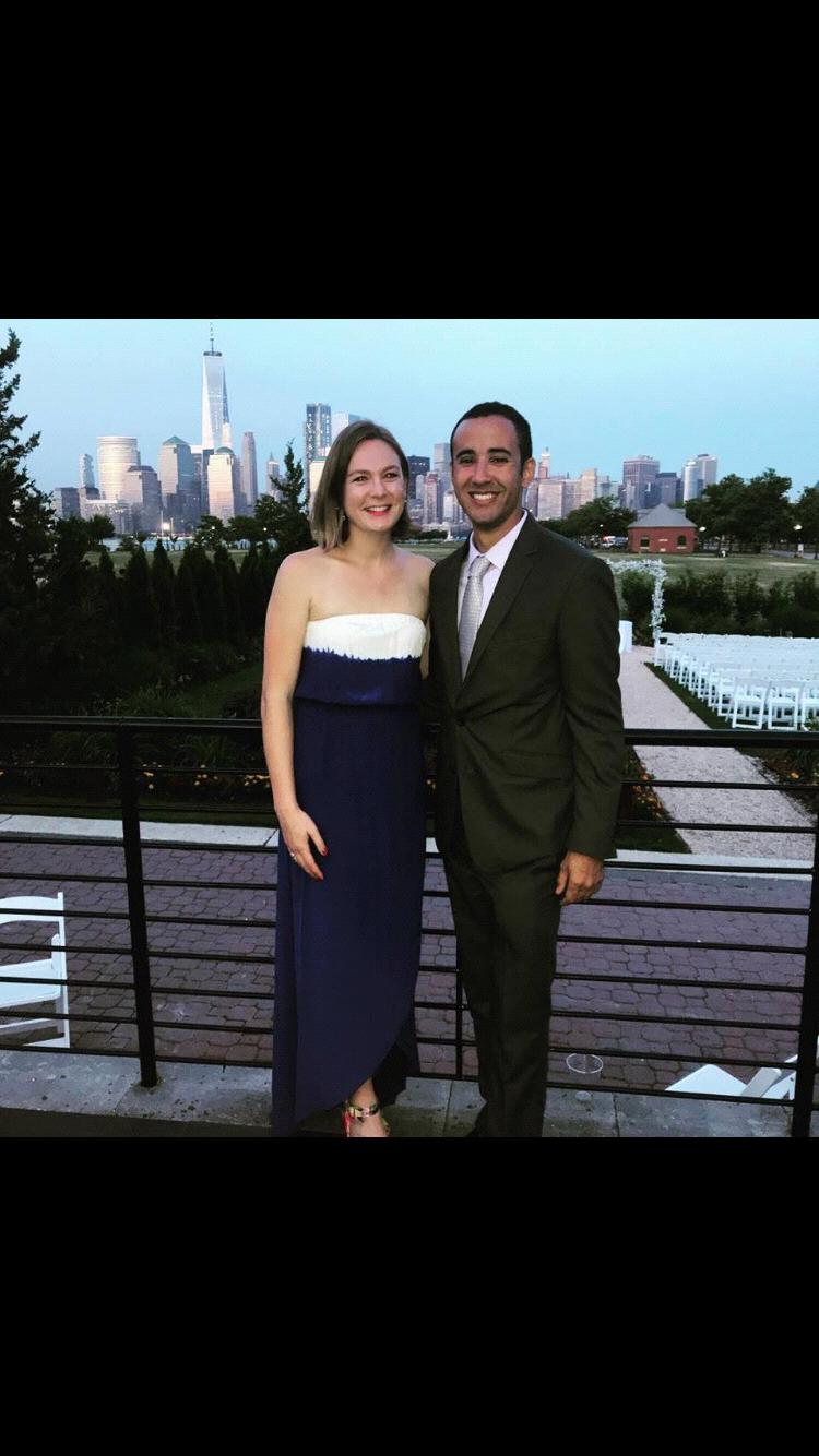 The first time we attended a wedding together, as guests