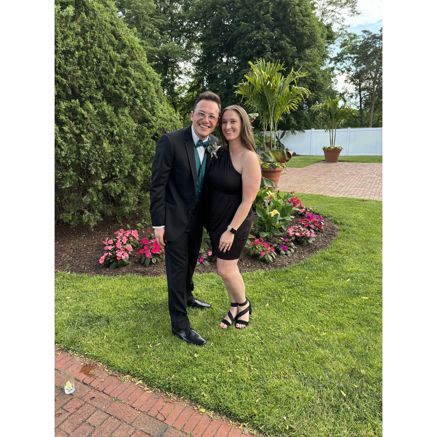 A recent photo from Greg and Amanda's wedding!
