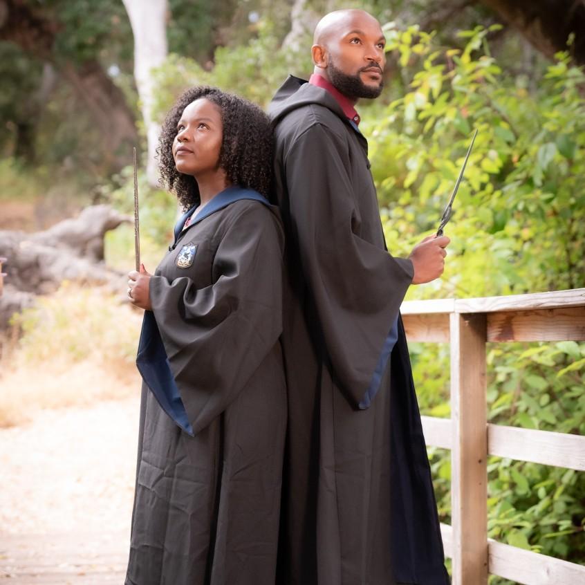 Harry Potter Themed Engagement Shoot-one of the best days we've spent together