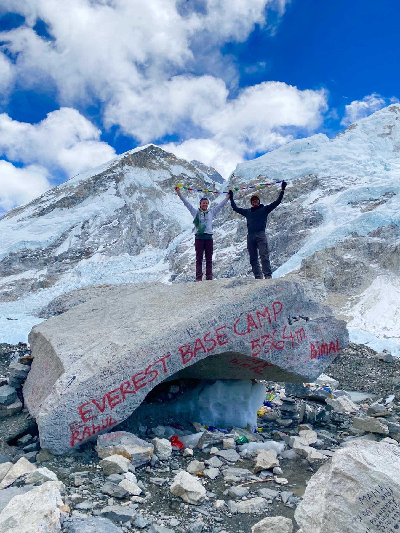 Our most recent adventure hiking to basecamp of the highest mountain in the world— Mt Everest, in Nepal!