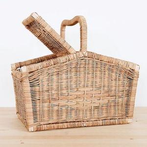 Roan Iris Rattan Picnic Basket