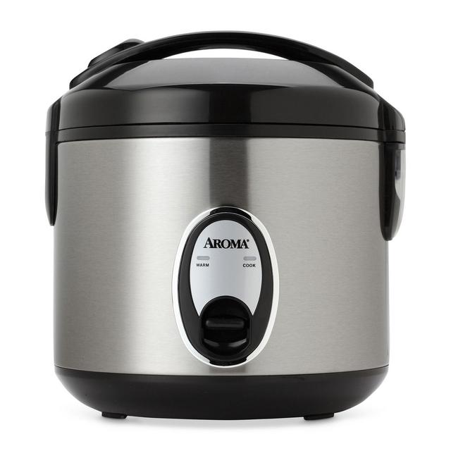Aroma ARC-914SB 8-Cup Cool-Touch Rice Cooker, Stainless Steel