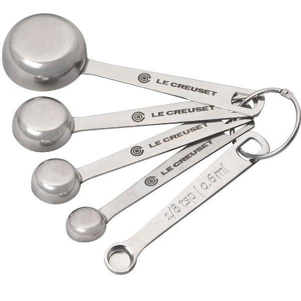 Le Creuset Stainless Steel Measuring Spoons, Set of 5