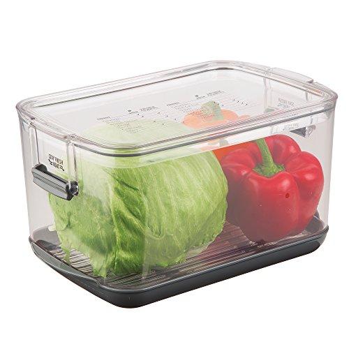 Prepworks by Progressive Produce ProKeeper Storage Container with Stay-Fresh Vent System, 5.7 Quarts