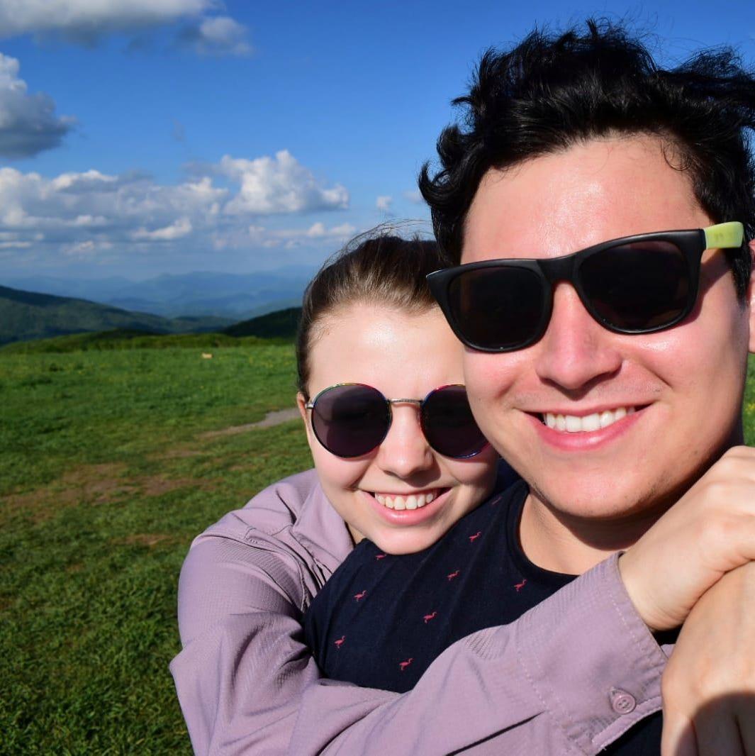 This was our first "grown up" vacation. We got lost along the way and ended up in Max Patch, North Carolina, which ended up being one of the most beautiful places we've ever seen.