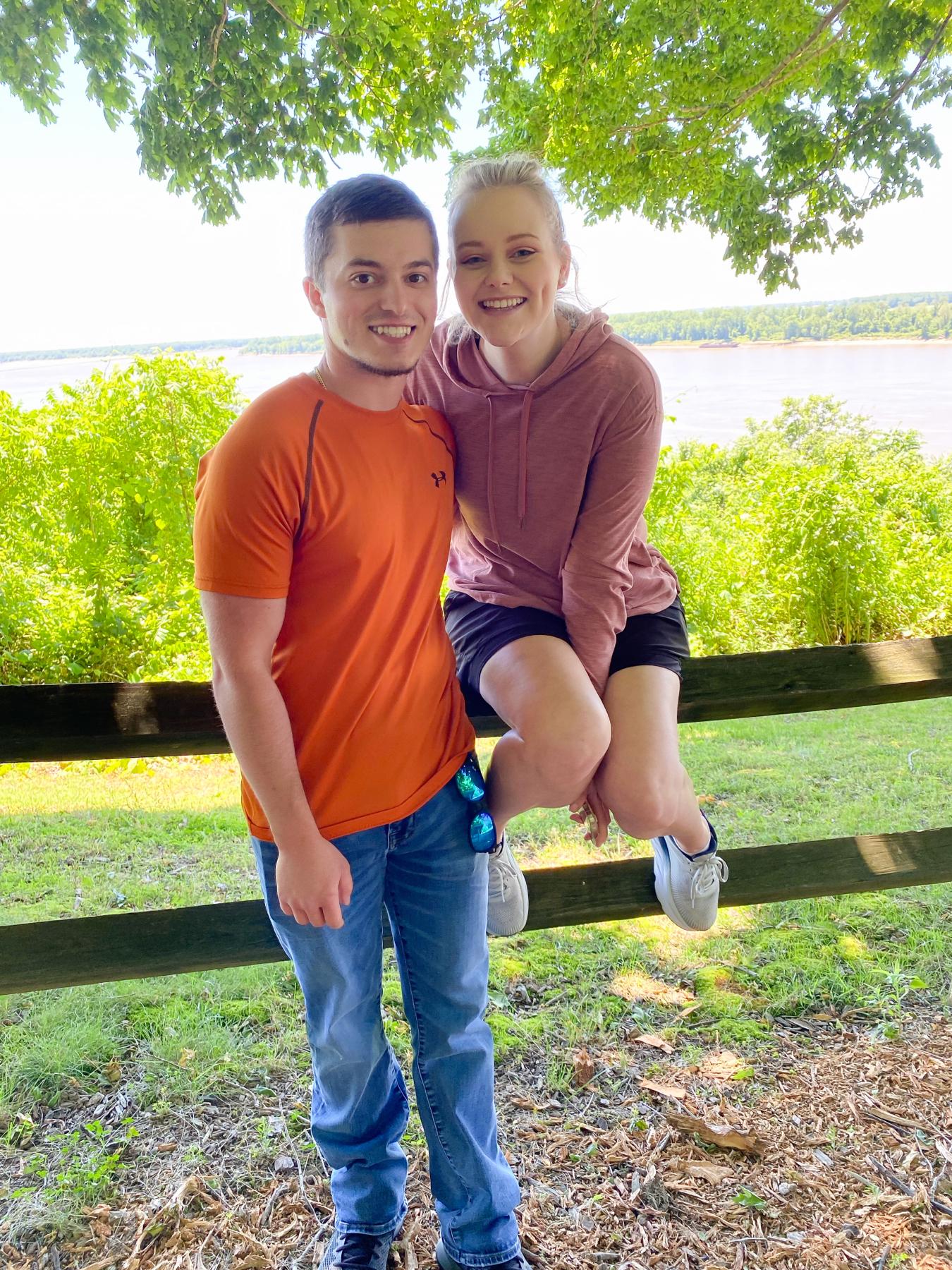 Our first ‘trip’ as a couple - Memorial Day with Dalton’s family to Columbus-Belmont State Park
