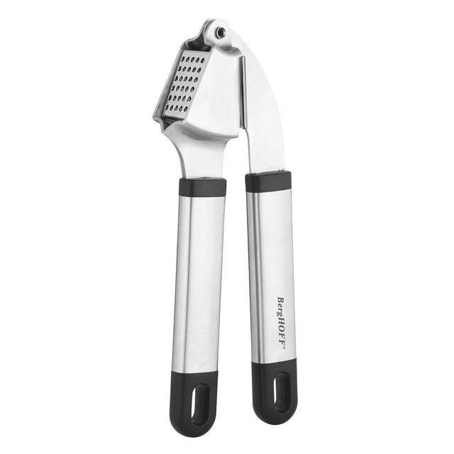 BergHOFF Essentials 7.5" Garlic Press, Stainless Steel, Hanging Loop