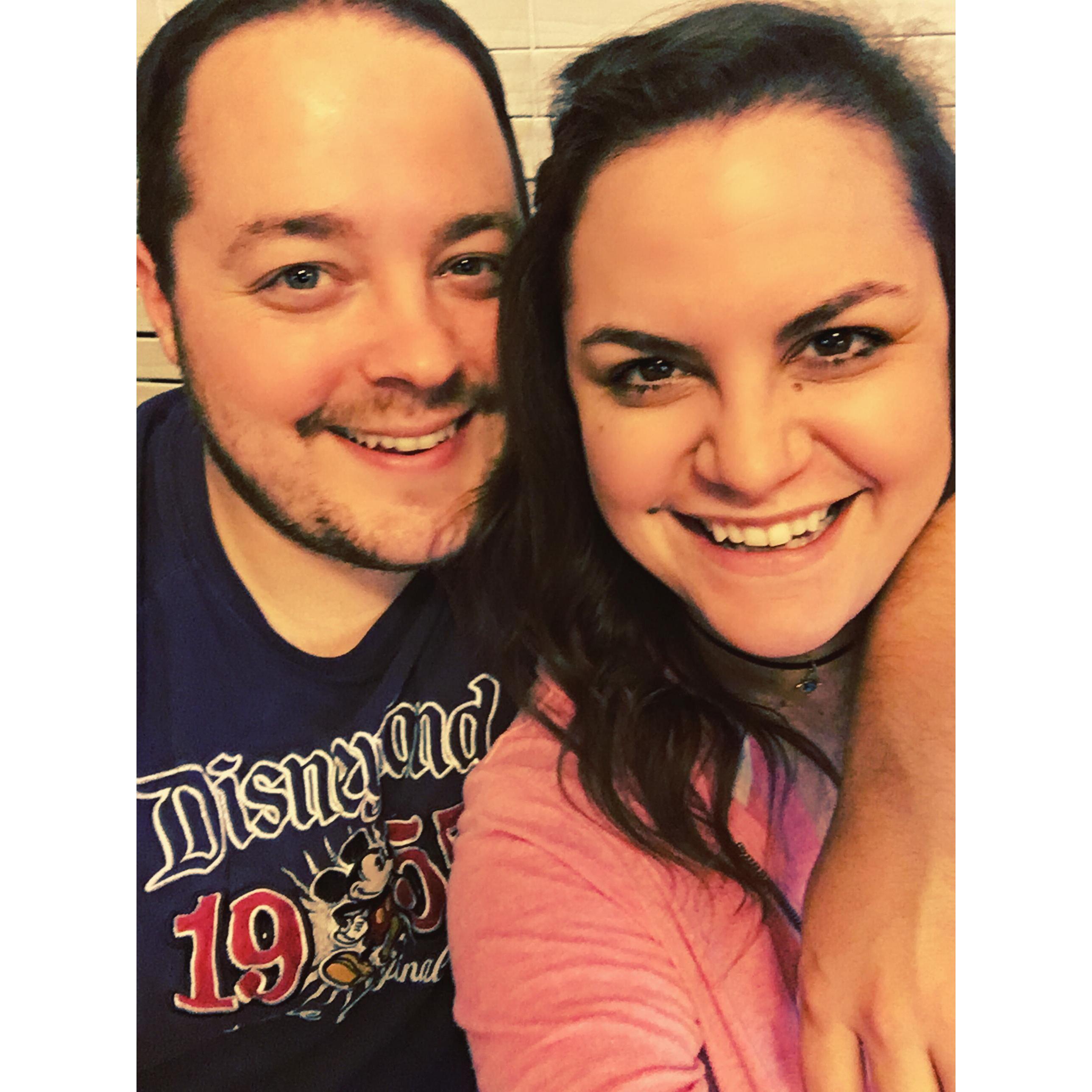 Our first Valentines Day.