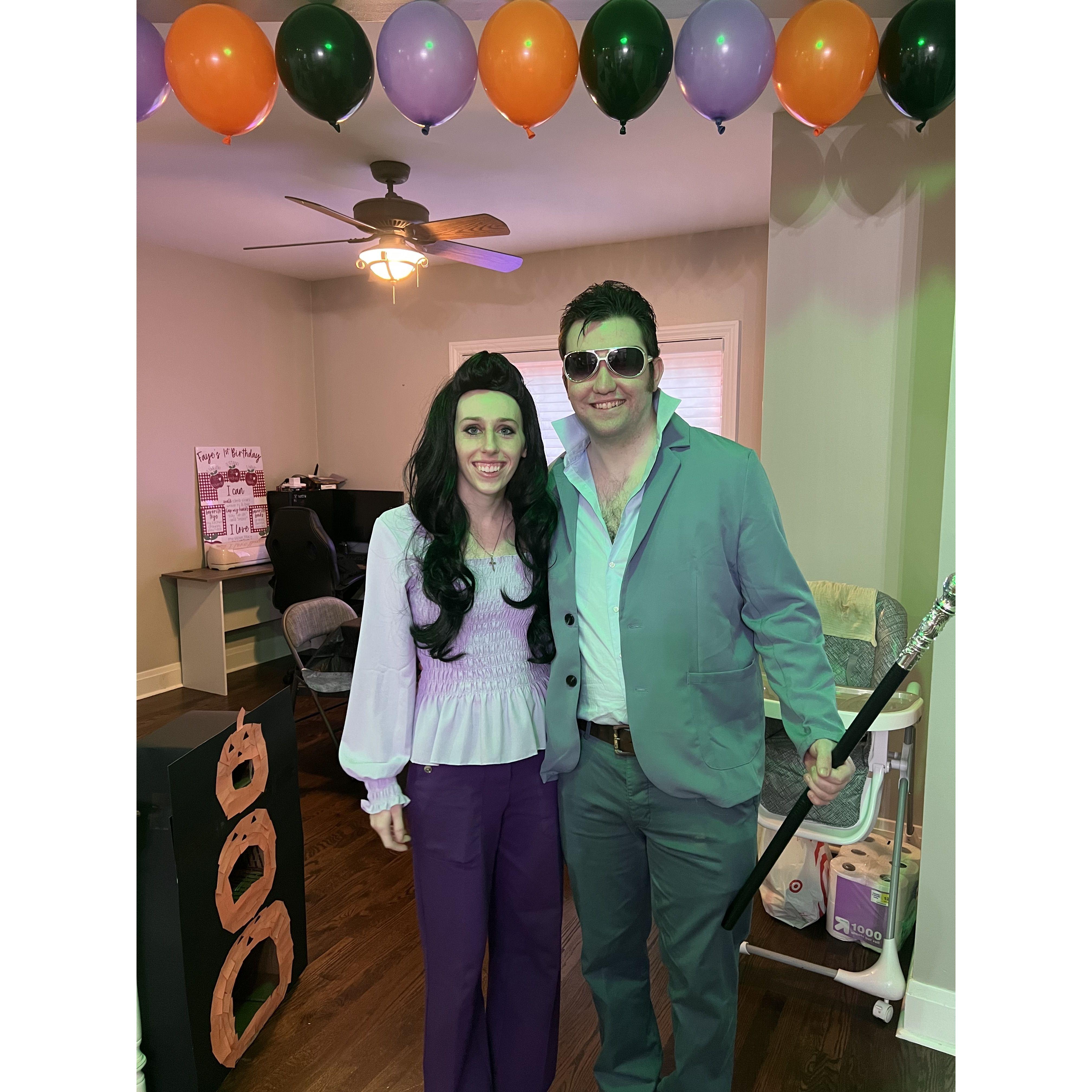 Elvis and Priscilla - halloween 2023