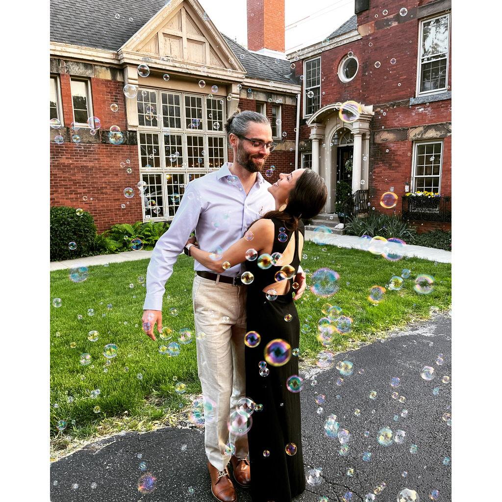 Our first wedding together, Tyler's brothers' wedding.