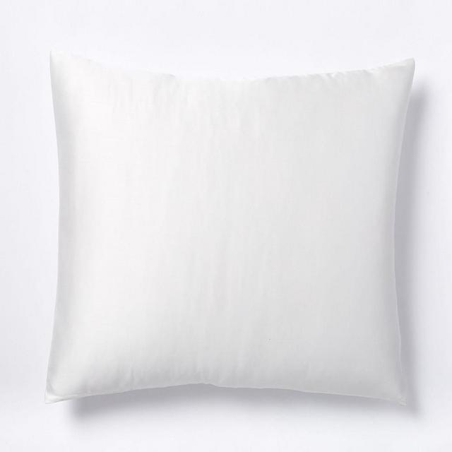 Tencel Euro Sham, White, Set Of 2