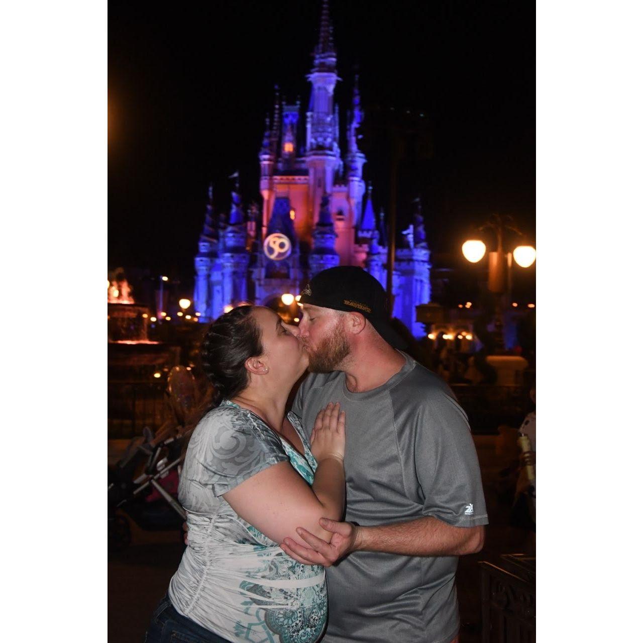 Anniversary Kiss at Magic Kingdom