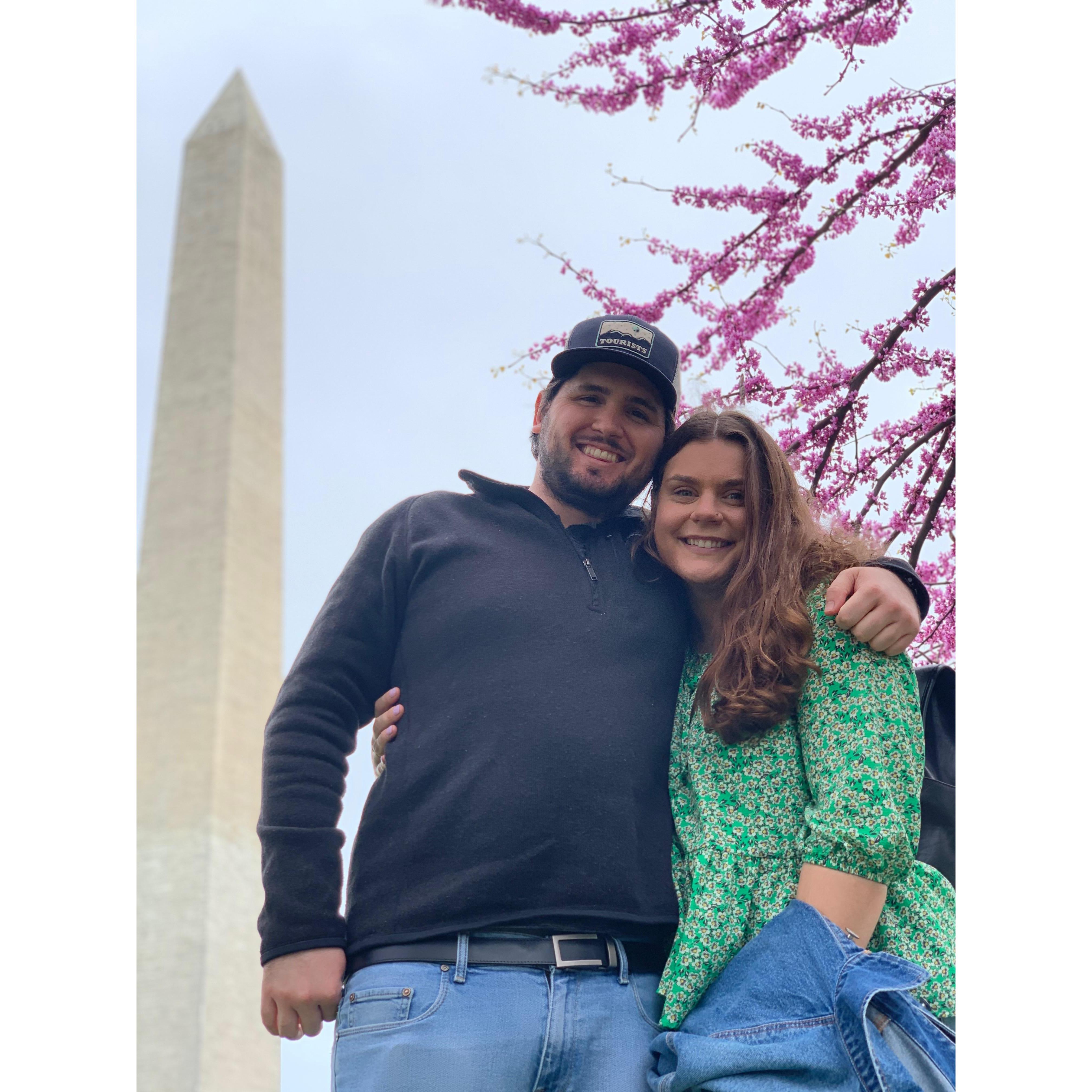 Trip to DC to visit some amazing friends, Marguerite and Jason and Robin and Laura. Marg and Robin are in our bridal party.