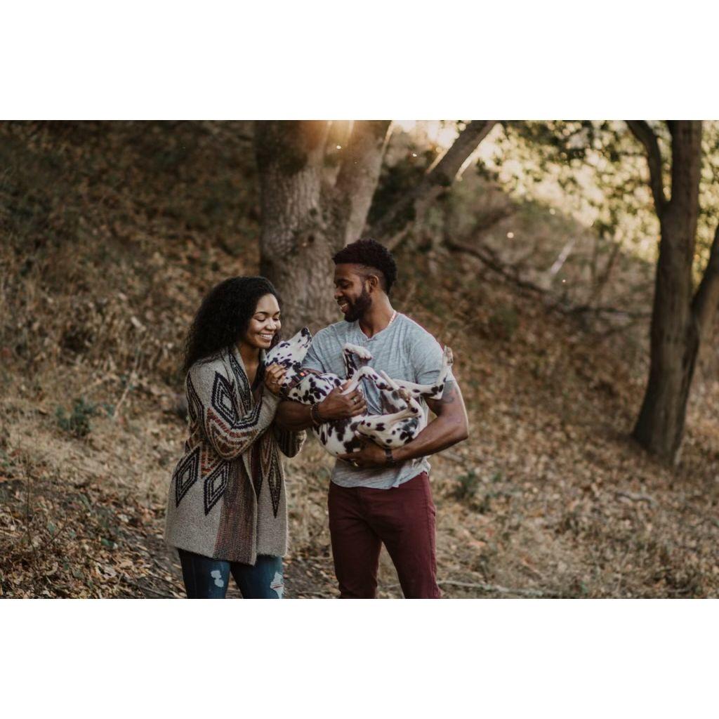 Did a fall photoshoot with our first canine child