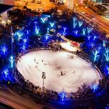 Ice Skating at Rosa Parks Circle