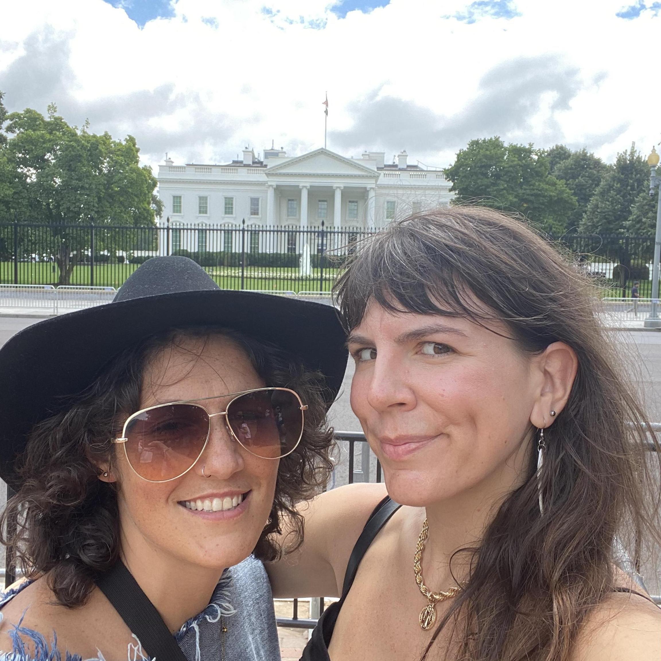 visiting D.C. summer 2021!  Perry was actually an intern in Washington for Hillary's 2008 campaign!