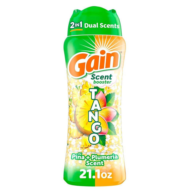 Gain Tango 2-in-1 Laundry Scent Booster Beads, Piña and Plumeria Scent, 21.1 oz, Laundry Beads with Dual Scents Plus All Day Freshness