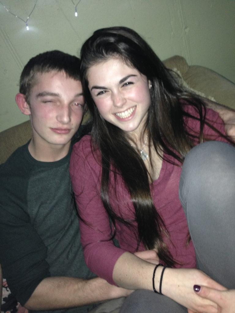 New Year's 2014 at Sam's house... just a few months before we started dating!