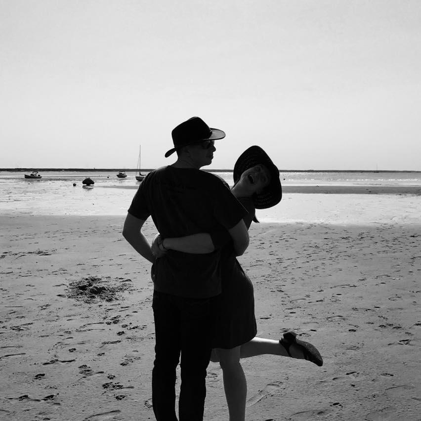 Enjoying low tide in Provincetown, MA. Summer 2017