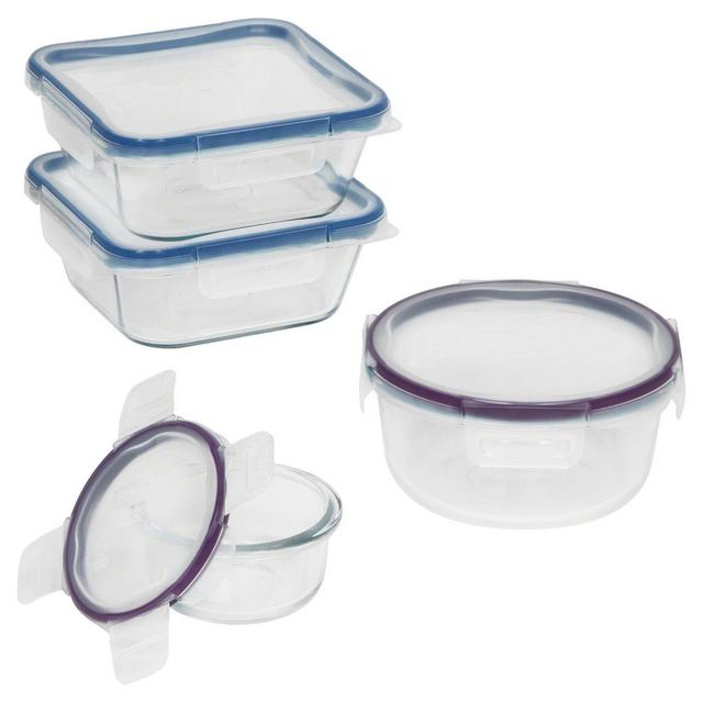 Snapware® Total Solution Pyrex Glass Food Storage 8-pc Set