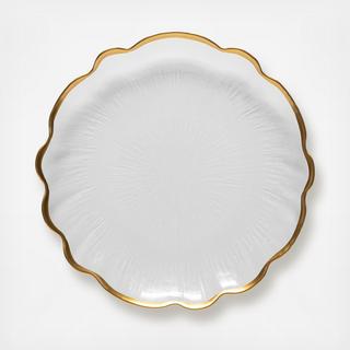 Francesca Glass Rimmed Salad Plate, Set of 2