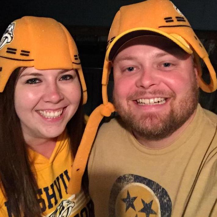Go Preds! One of many Preds games together.