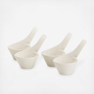 New Wave Handled Dip Bowl, Set of 4