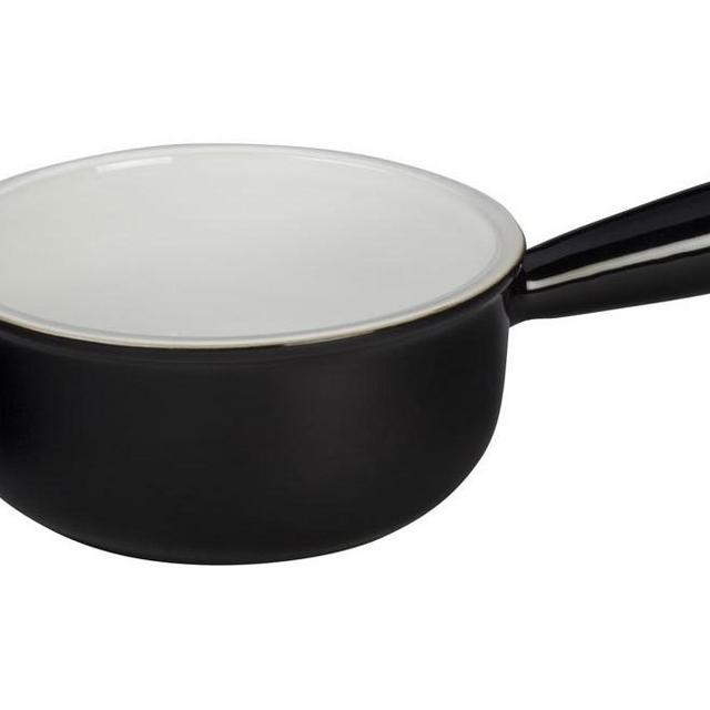 French Onion Soup Bowl Black and White