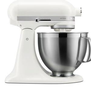 Artisan® Series 5 Quart Tilt-Head Stand Mixer with Premium Accessory Pack - Porcelain White | KitchenAid US