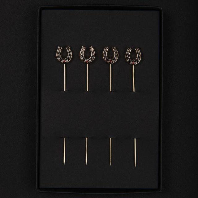 Lucky Horseshoe Cocktail Picks Set Of 4