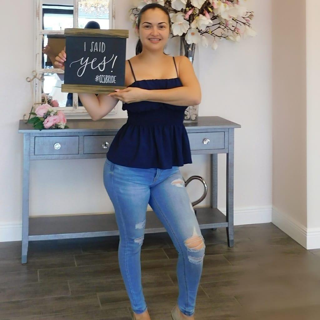 I said yes to the dress! I'm so excited!
