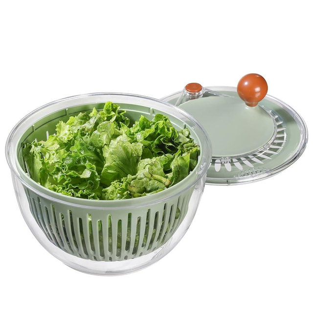 Salad Spinner, Medium-sized Lettuce Veggie Fruit Spinner and Strainer, Multipurpose Vegetable Washer Dryer with Lid,160 oz