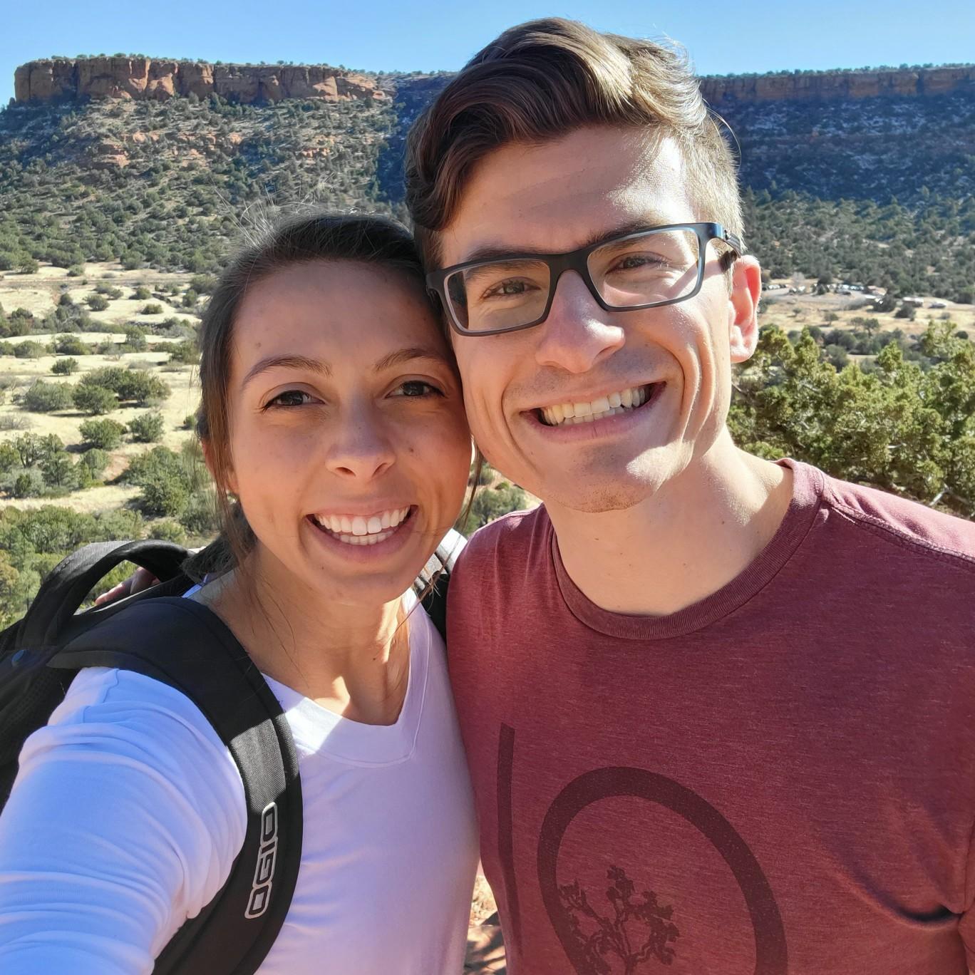 Hiking in Sedona, AZ.