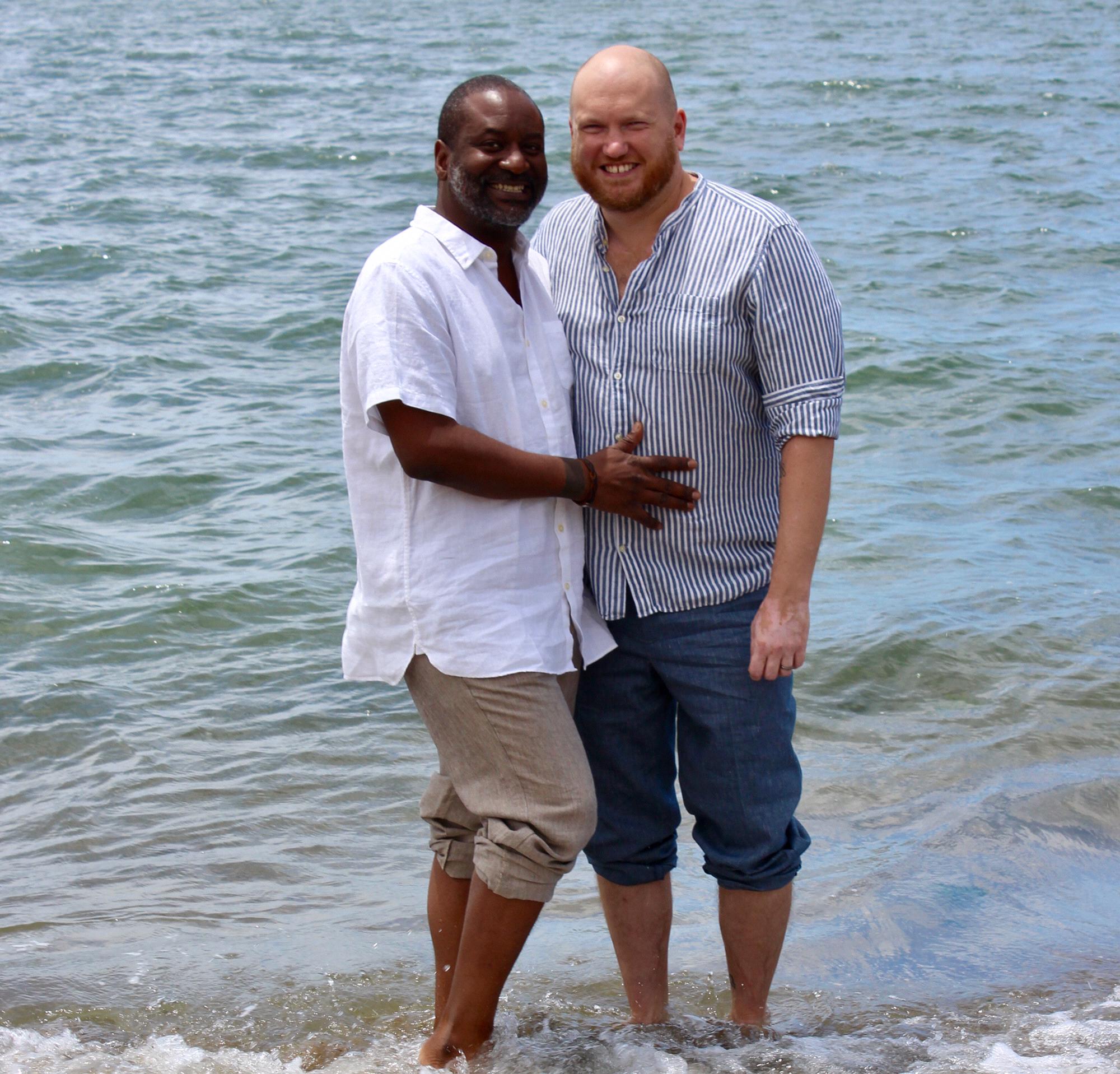 A walk along the beach with my love